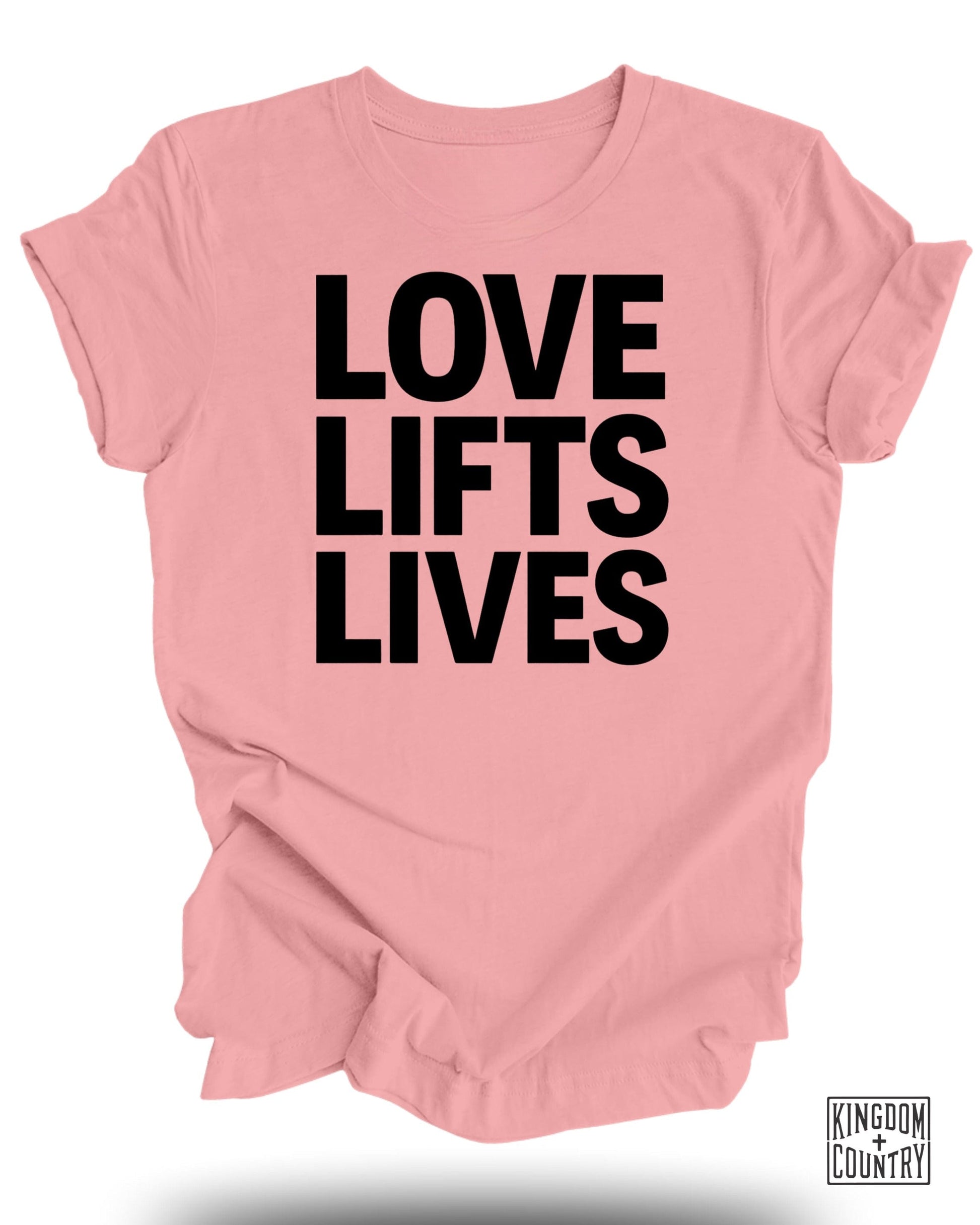 Love Lifts Lives Graphic Tee Shirt product type
