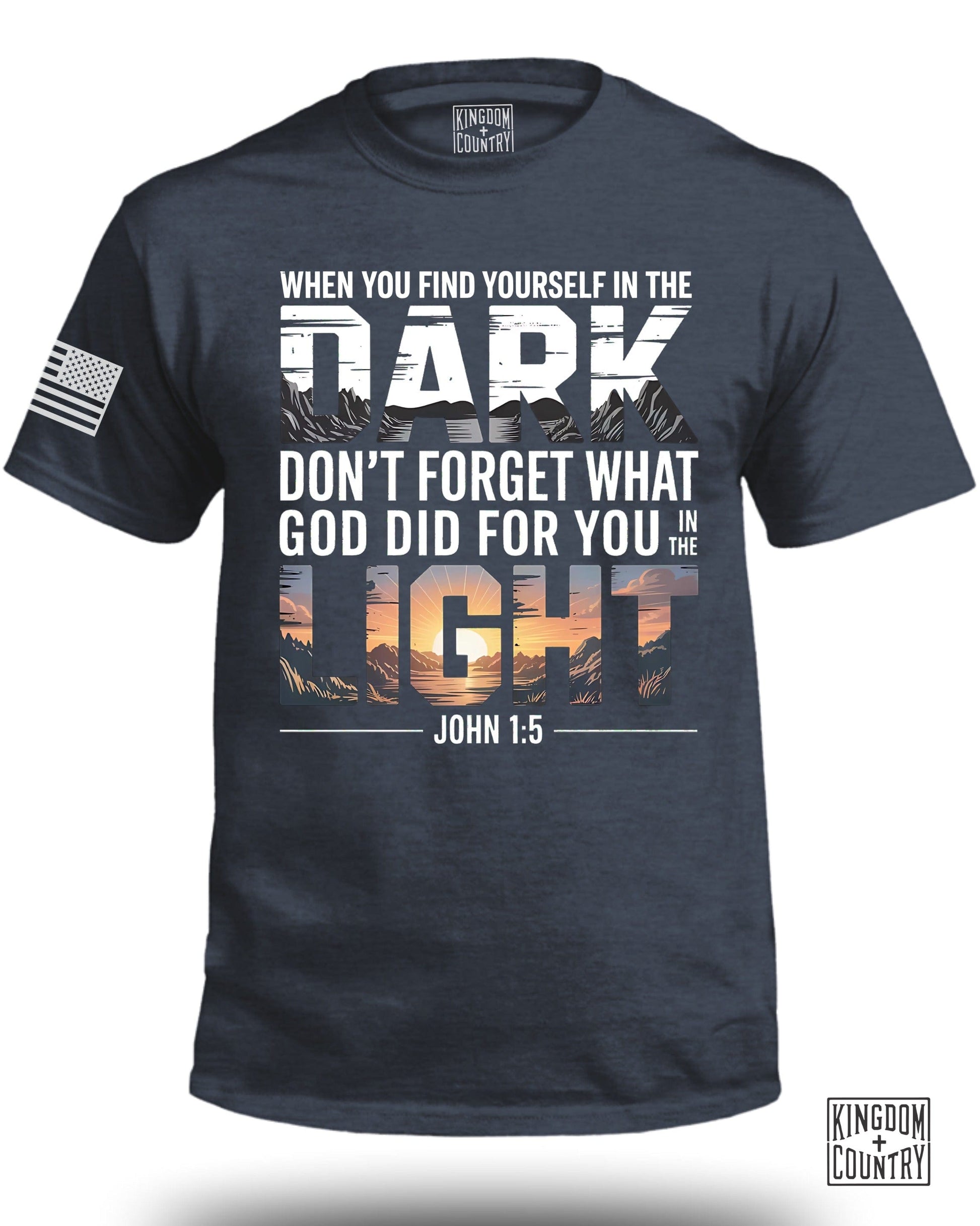 When You Find Yourself In The Dark John 1:5 T-shirt product type