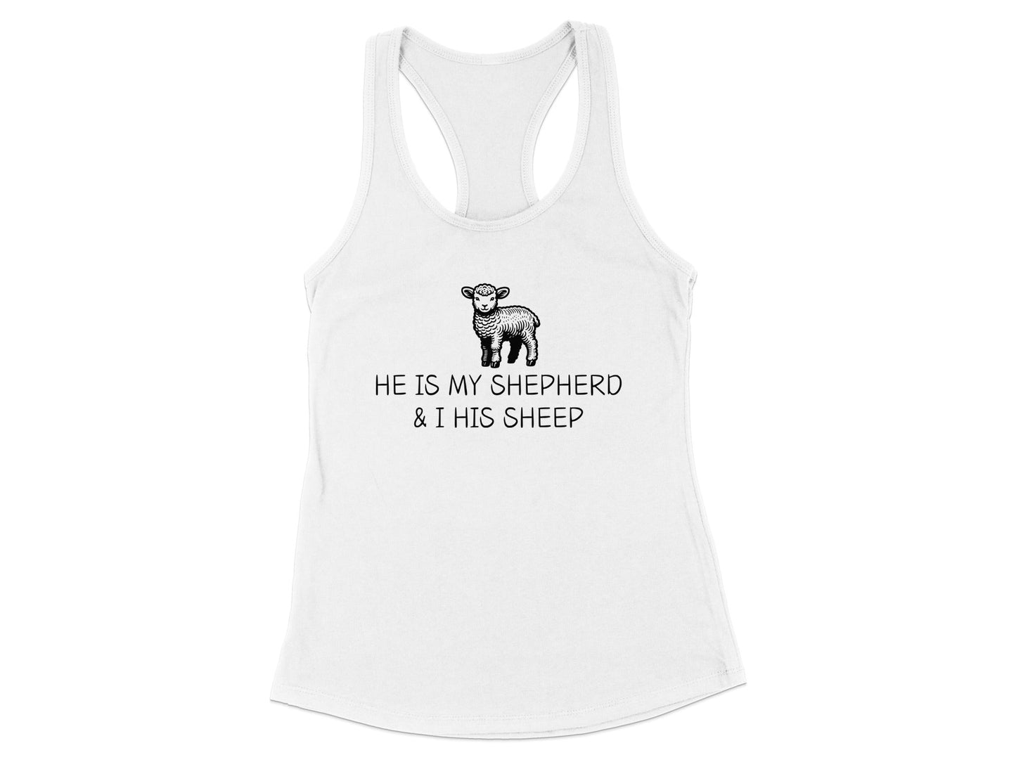 He Is My Shepherd and I His Sheep Tank Top Product