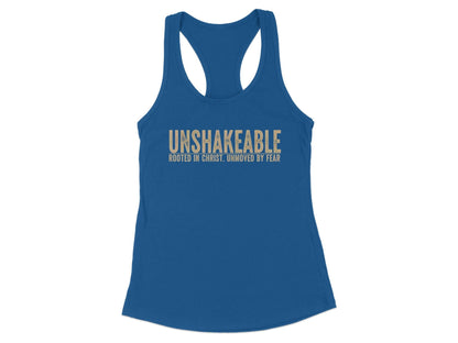 Unshakeable Rooted in Christ Motivational Tank Top Product