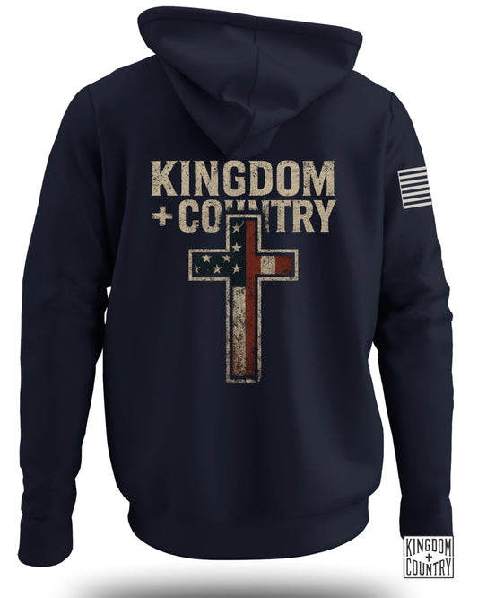 Kingdom Country Flag Cross Patriotic Hoodie product