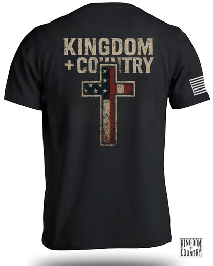 Kingdom Country Cross and Flag Design Shirt product