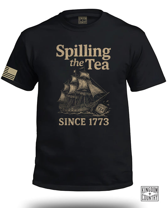 Spilling The Tea Since 1773 Graphic T-shirt product