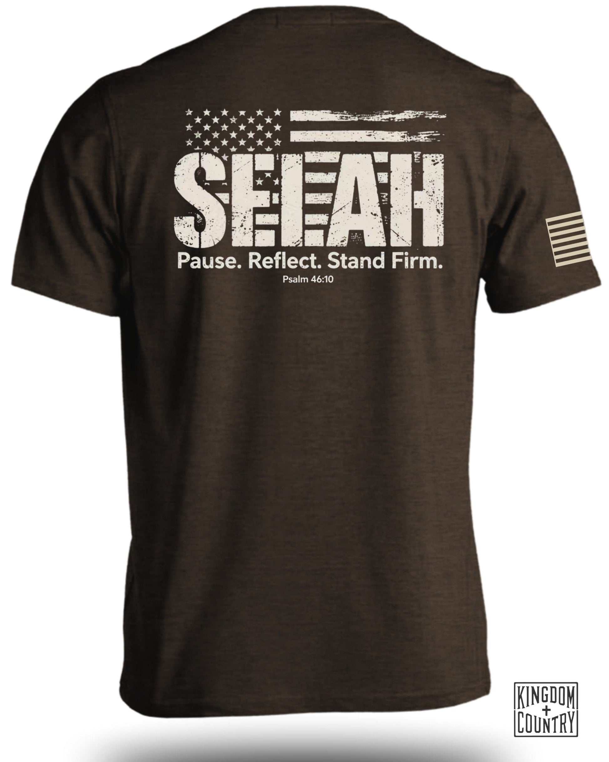 Pause Reflect Stand Firm Design Graphic T-Shirt product