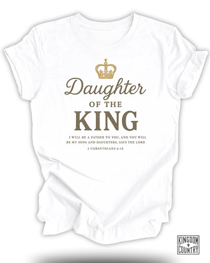 Daughter of the King Bible Verse T-shirt product type