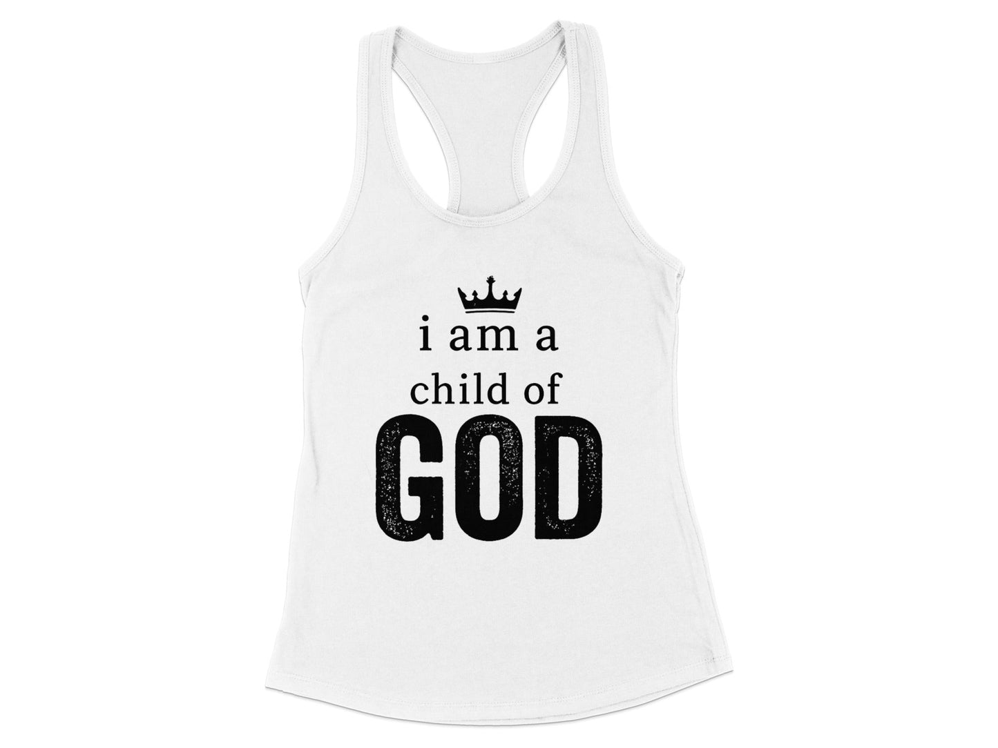 I Am A Child Of God White Tank Top product