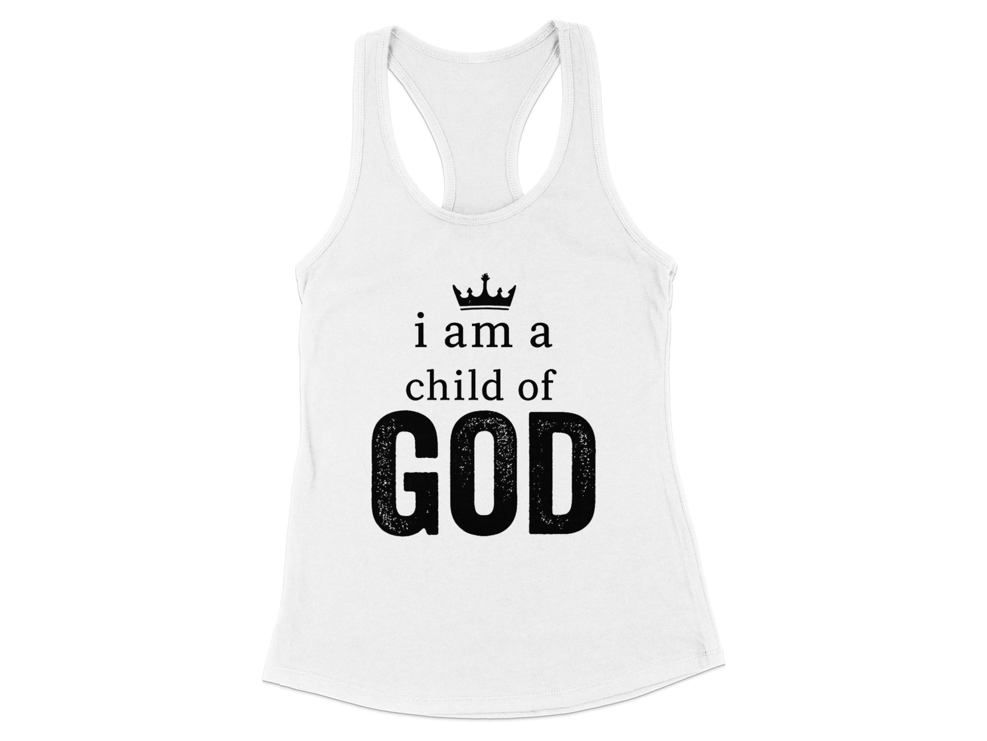 I Am A Child Of God White Tank Top product