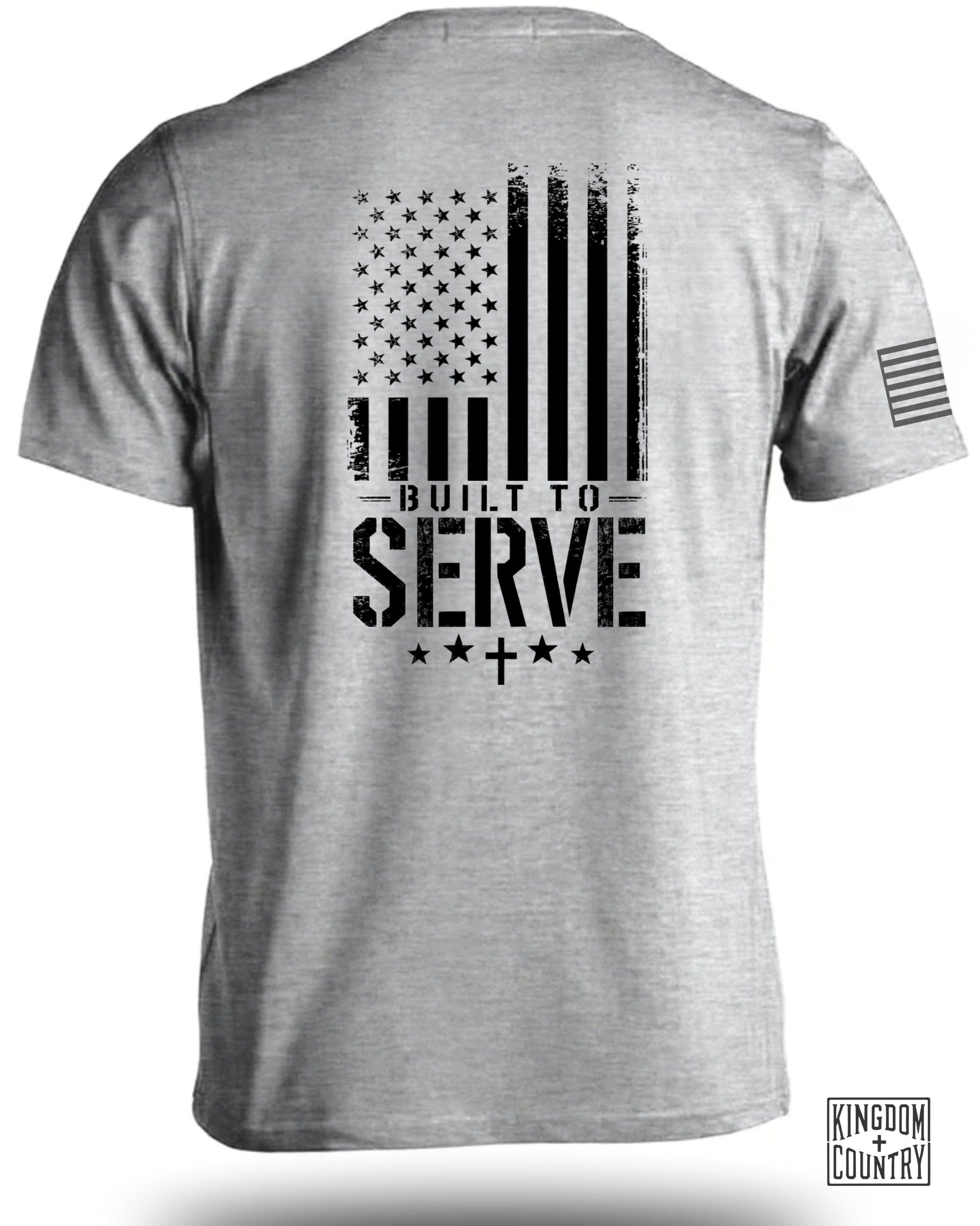 Built to Serve Flag Graphic T-Shirt product type
