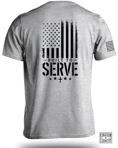 Built to Serve Flag Graphic T-Shirt product type