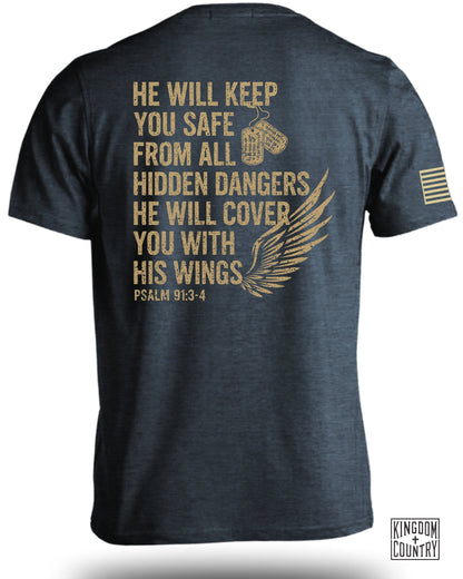 He Will Keep You Safe From All Hidden Dangers T-shirt