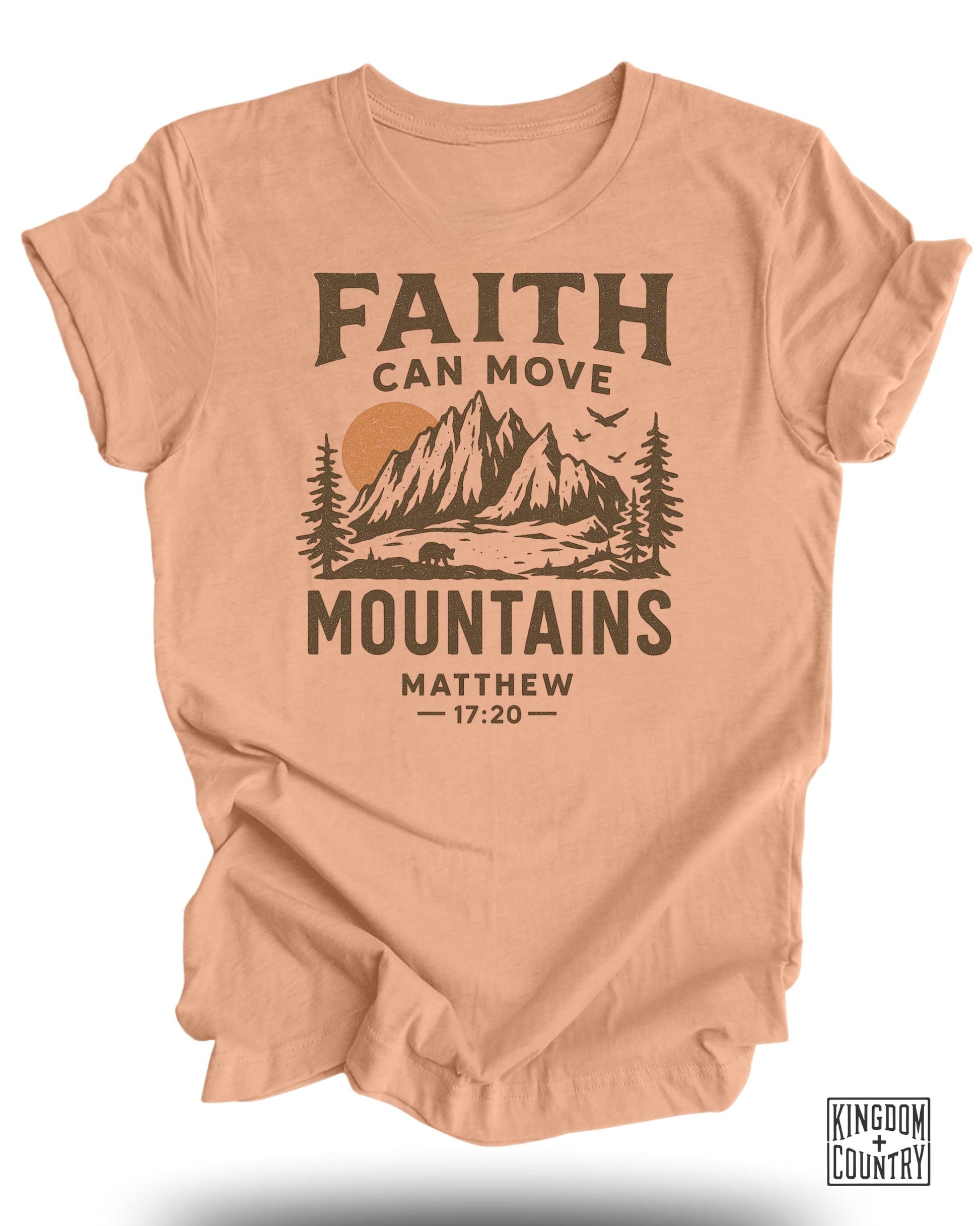 Faith Can Move Mountains Matthew 17 20 Shirt product type