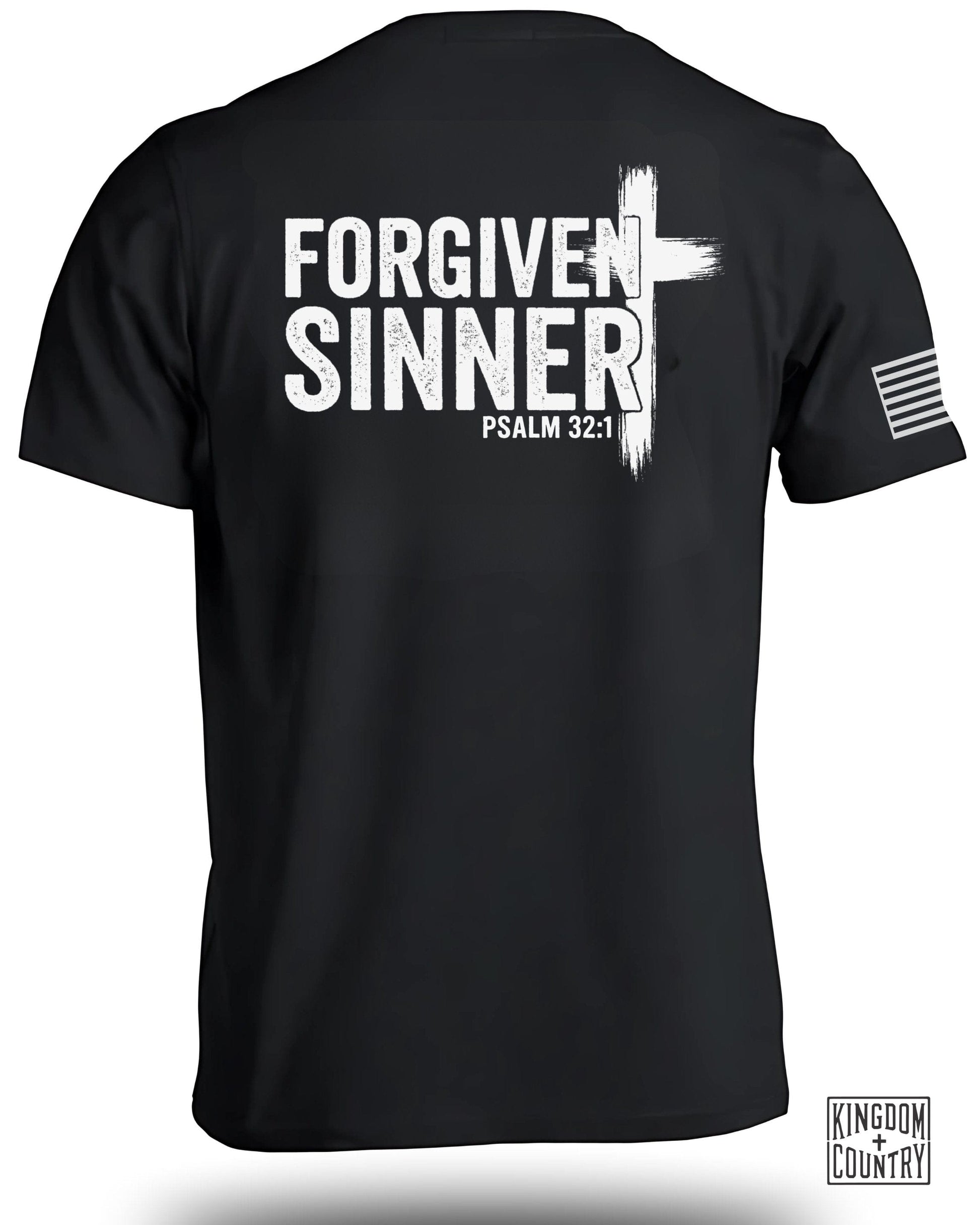 Forgiven Sinner Psalm 32:1 Graphic T-shirt product type