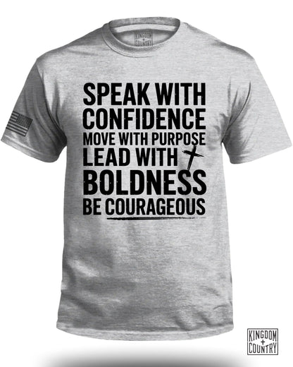 Speak With Confidence Inspirational Graphic Tee product