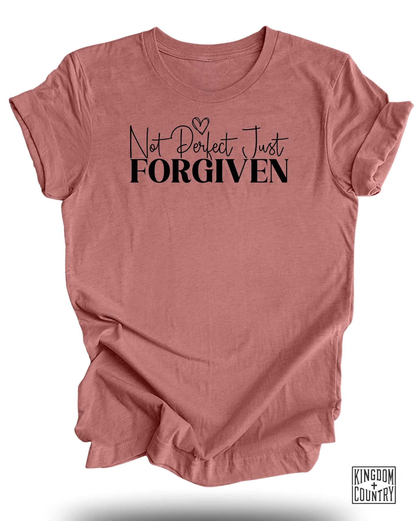Not Perfect Just Forgiven Graphic Tee product