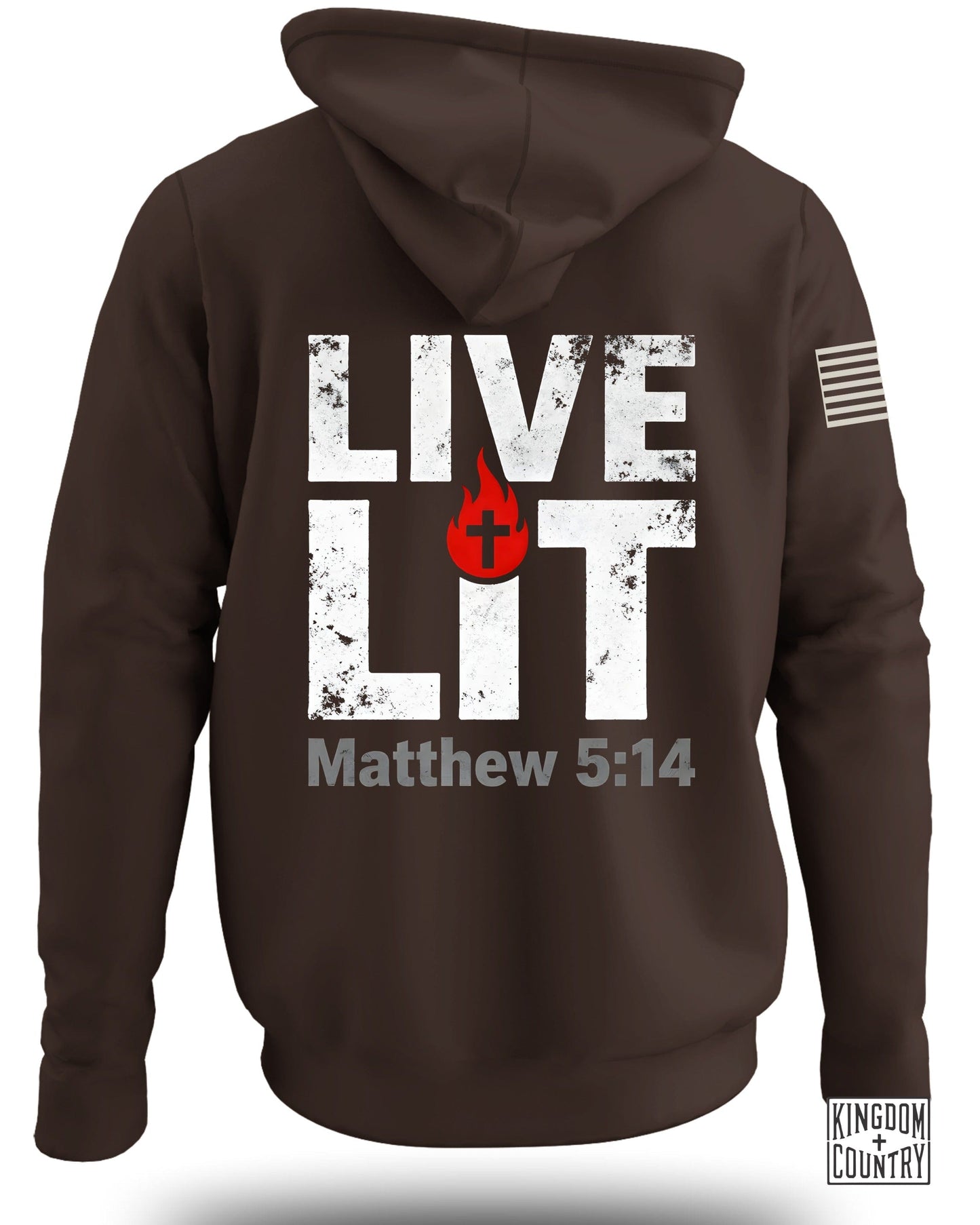 Live Lit Matthew 5:14 Inspiring Hoodie product type