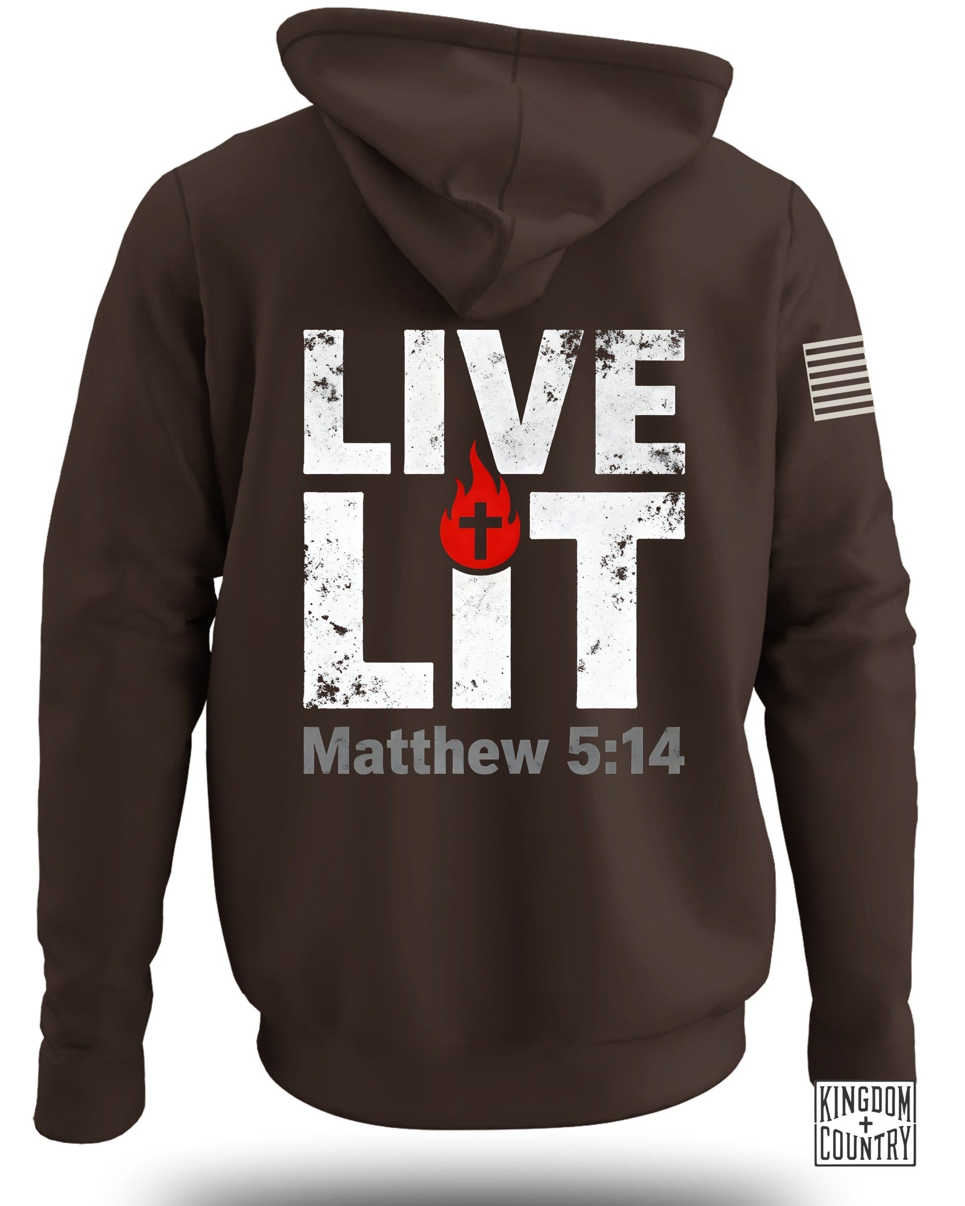 Live Lit Matthew 5:14 Inspiring Hoodie product type