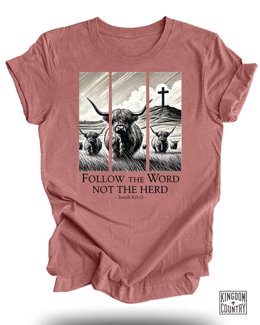 Follow The Word Not The Herd Graphic T-Shirt product