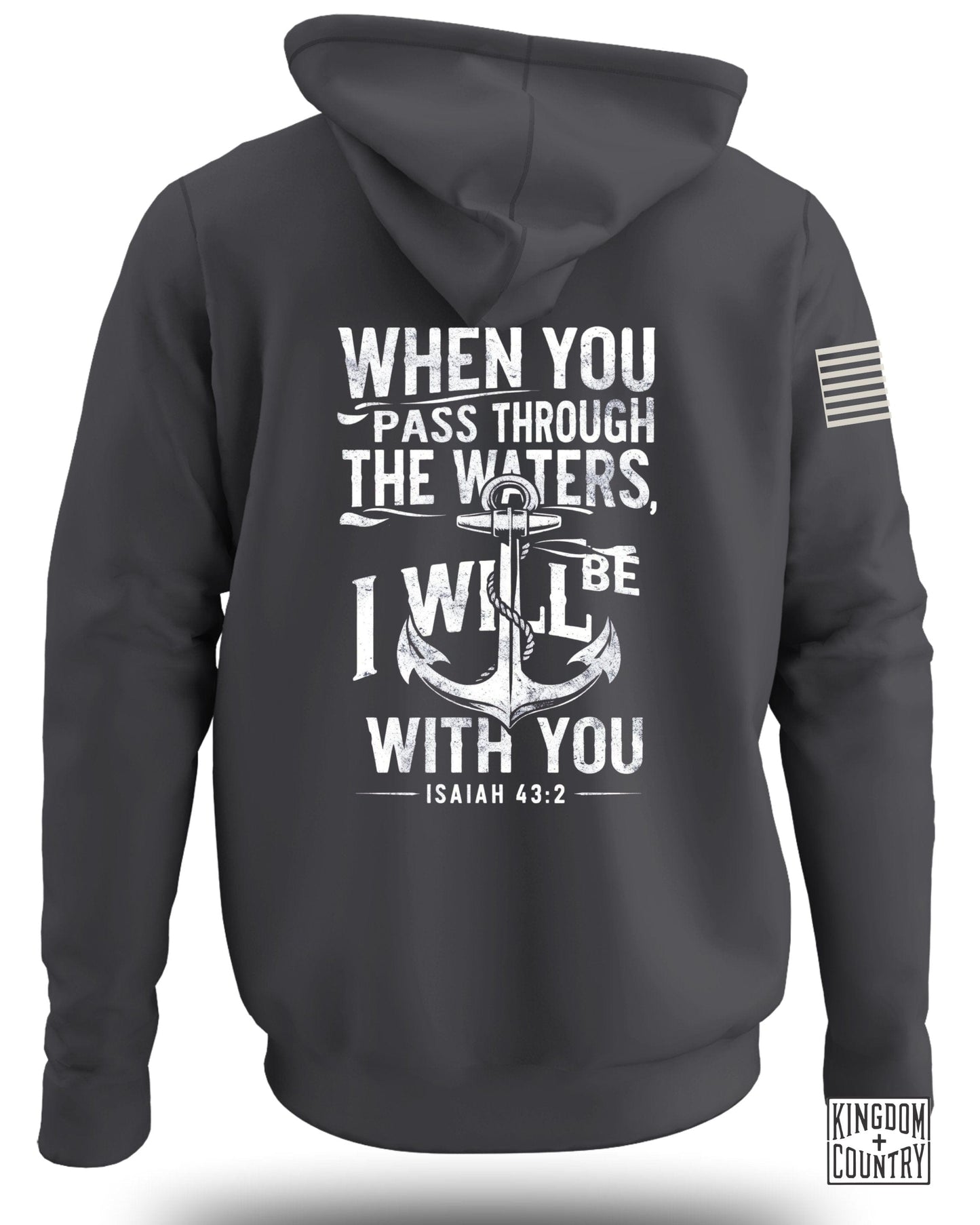 Inspirational Anchor Design Hooded Sweatshirt product type
