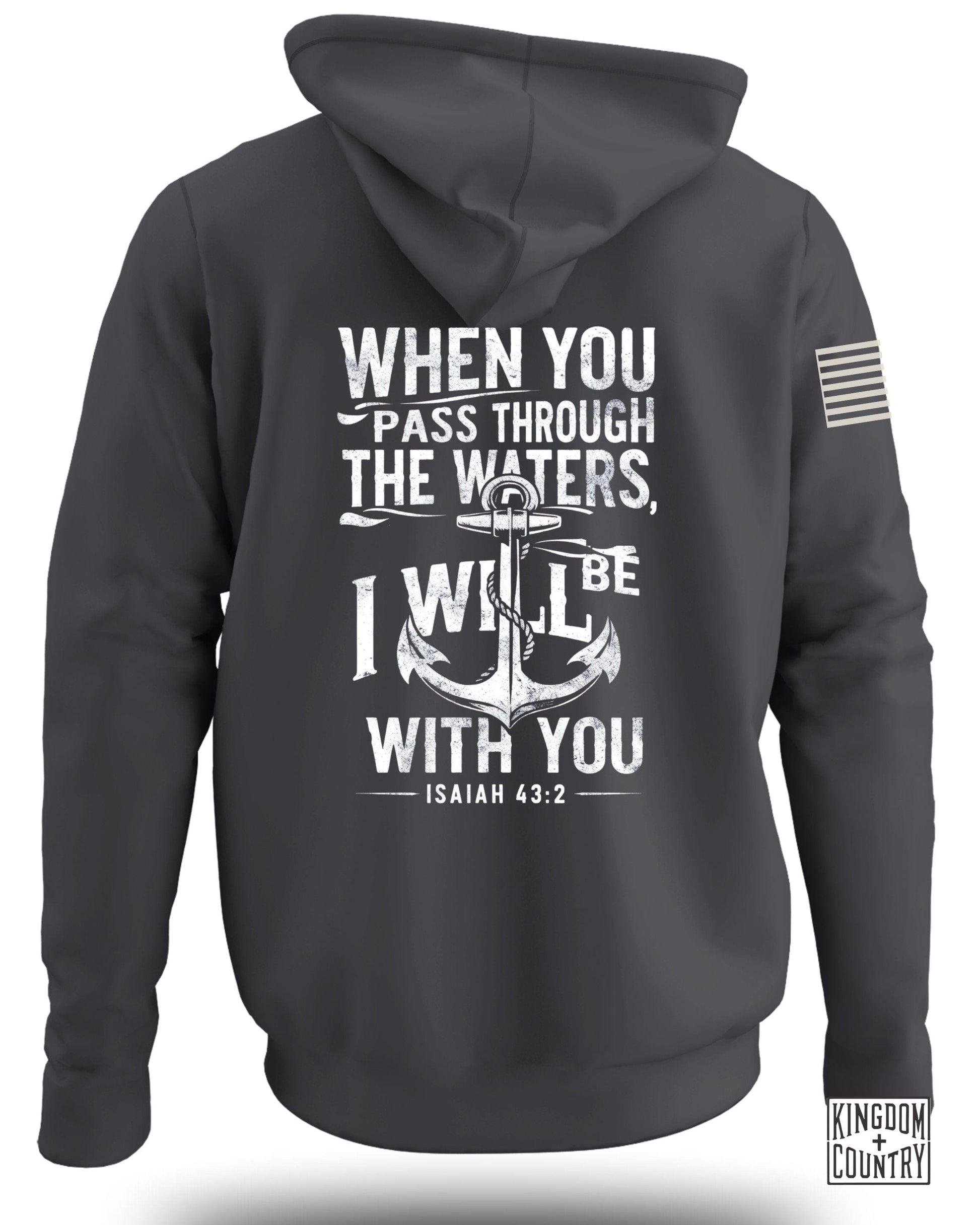 Inspirational Anchor Design Hooded Sweatshirt product type