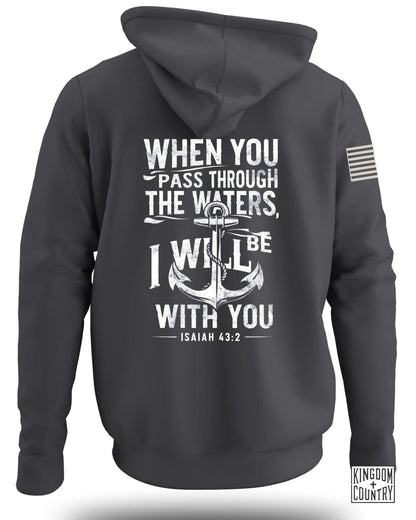 Inspirational Anchor Design Hooded Sweatshirt product type