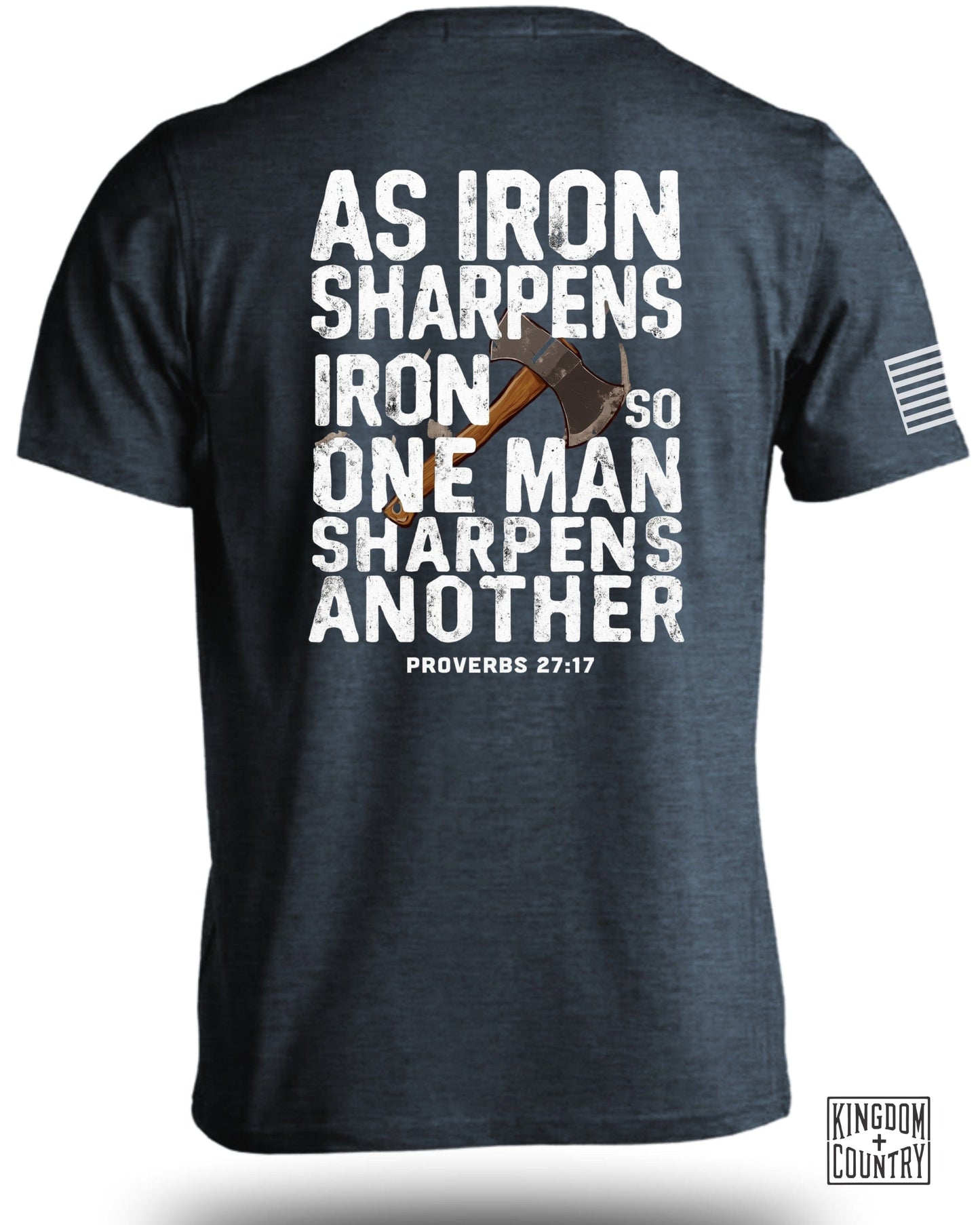 Proverbs 2717 Inspirational Quote T-shirt product type