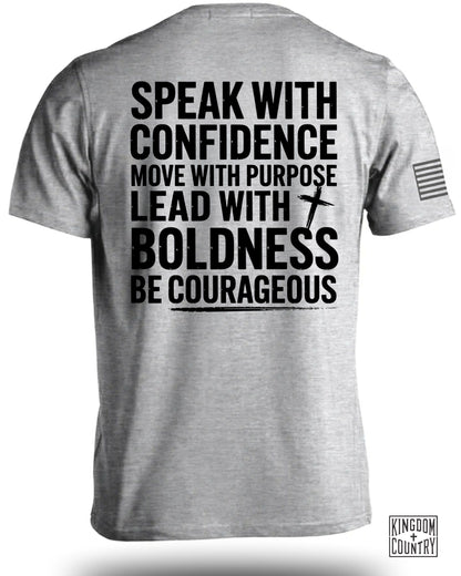 Speak with Confidence Move with Purpose Boldness product