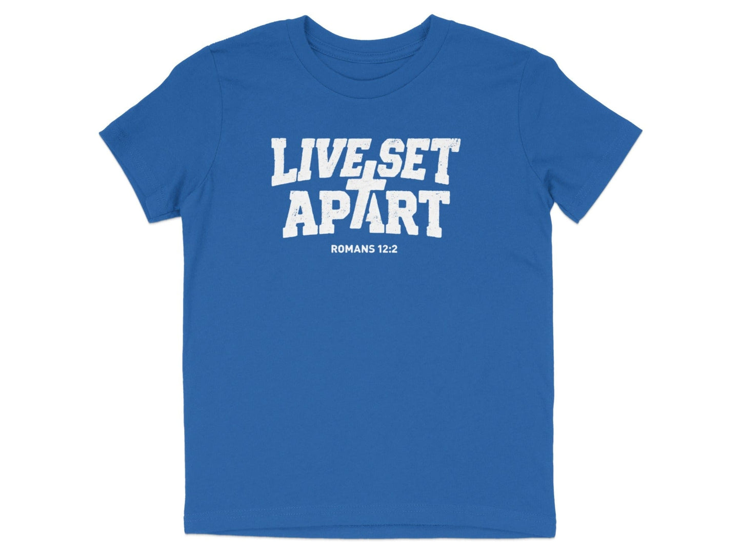 Live Set Apart Romans 12:2 Inspirational T-shirt