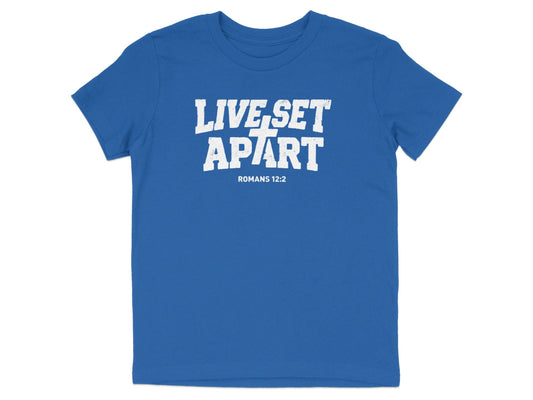 Live Set Apart Romans 12:2 Inspirational T-shirt