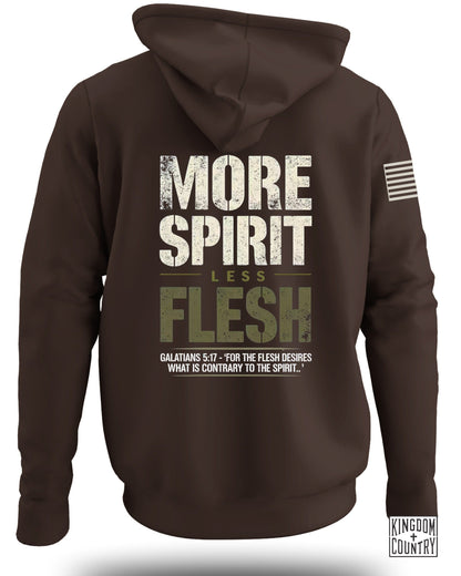 More Spirit Less Flesh Galatians 5:17 Hoodie product