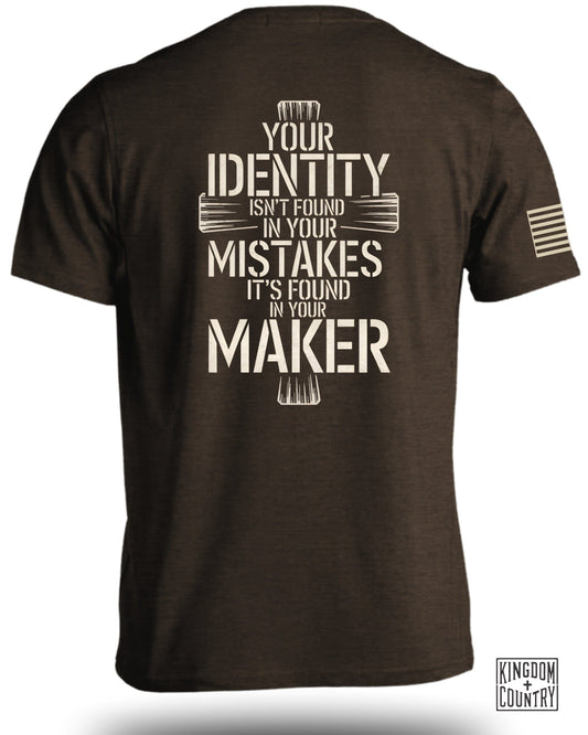 Identity Maker Inspirational Quote T-Shirt product type