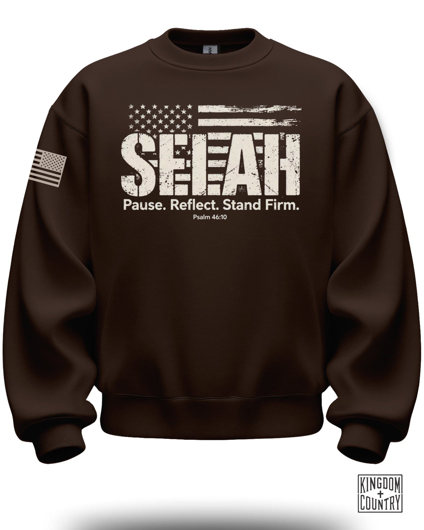 SELAH Pause Reflect Stand Firm Sweatshirt