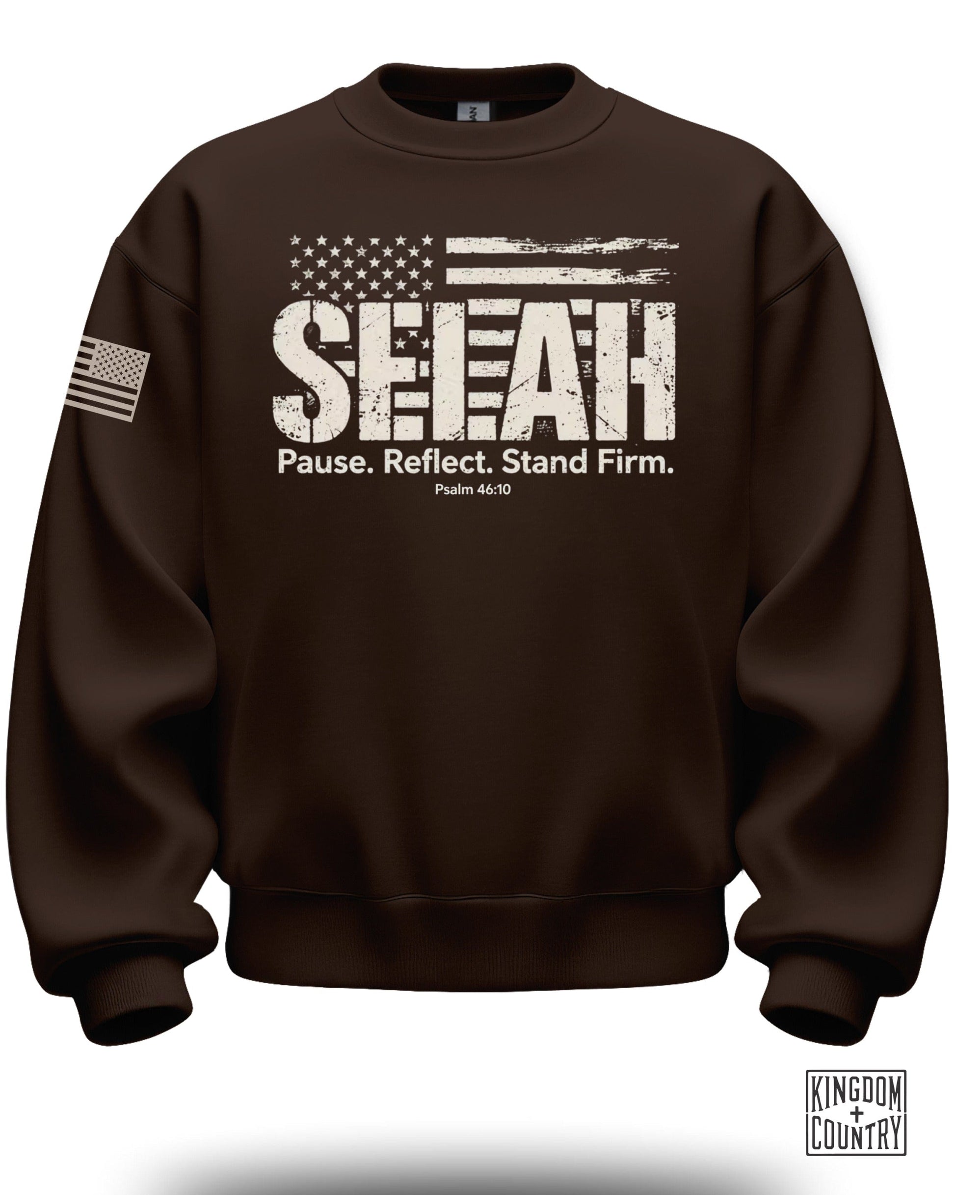 SELAH Pause Reflect Stand Firm Sweatshirt