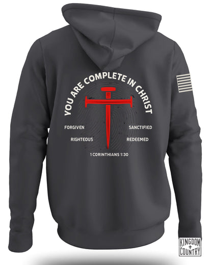 You Are Complete In Christ Inspirational Hoodie product
