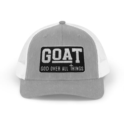 GOAT-God Over All Things Snapback Trucker Cap