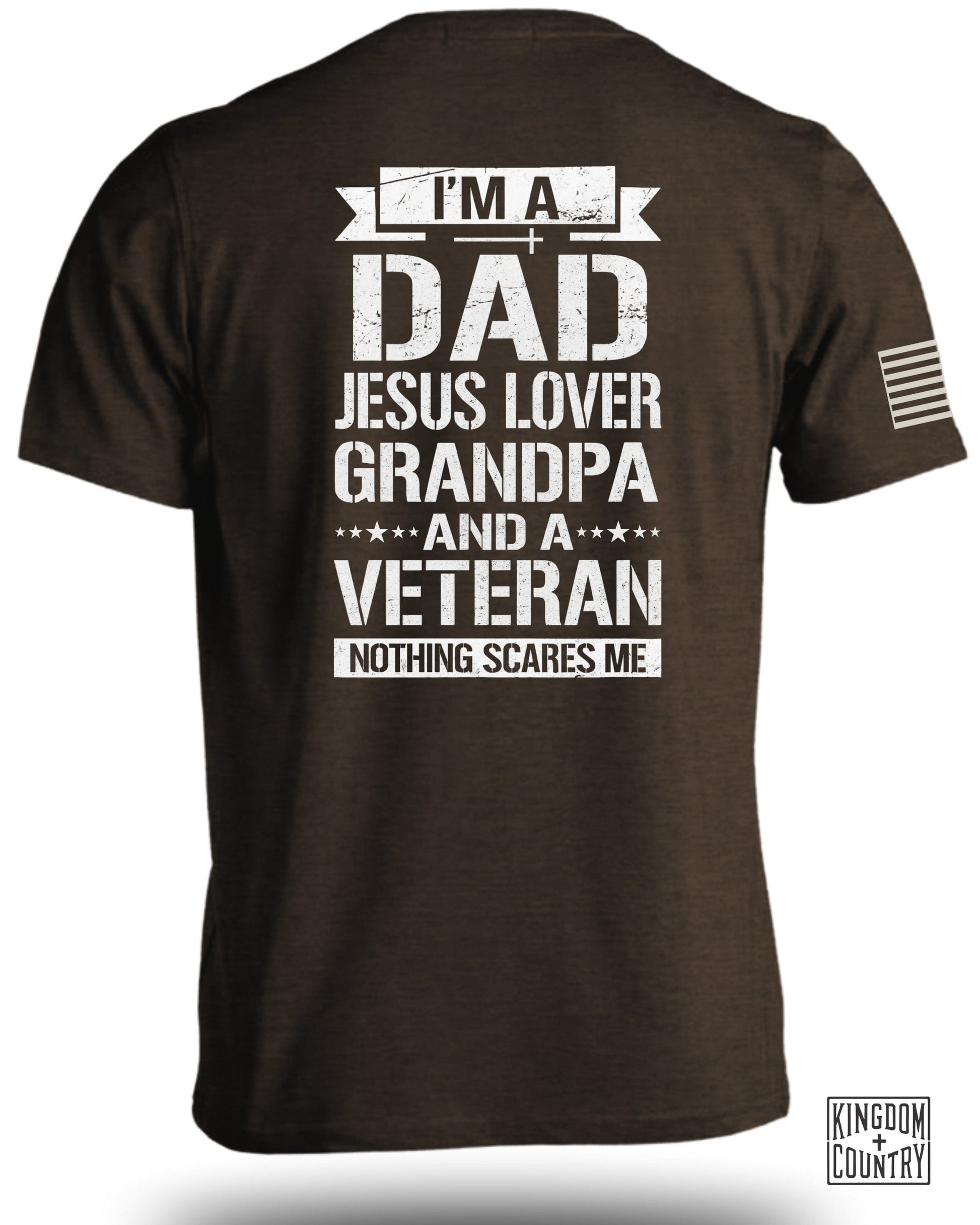 I'm A Dad Jesus Lover Grandpa Veteran T-shirt product