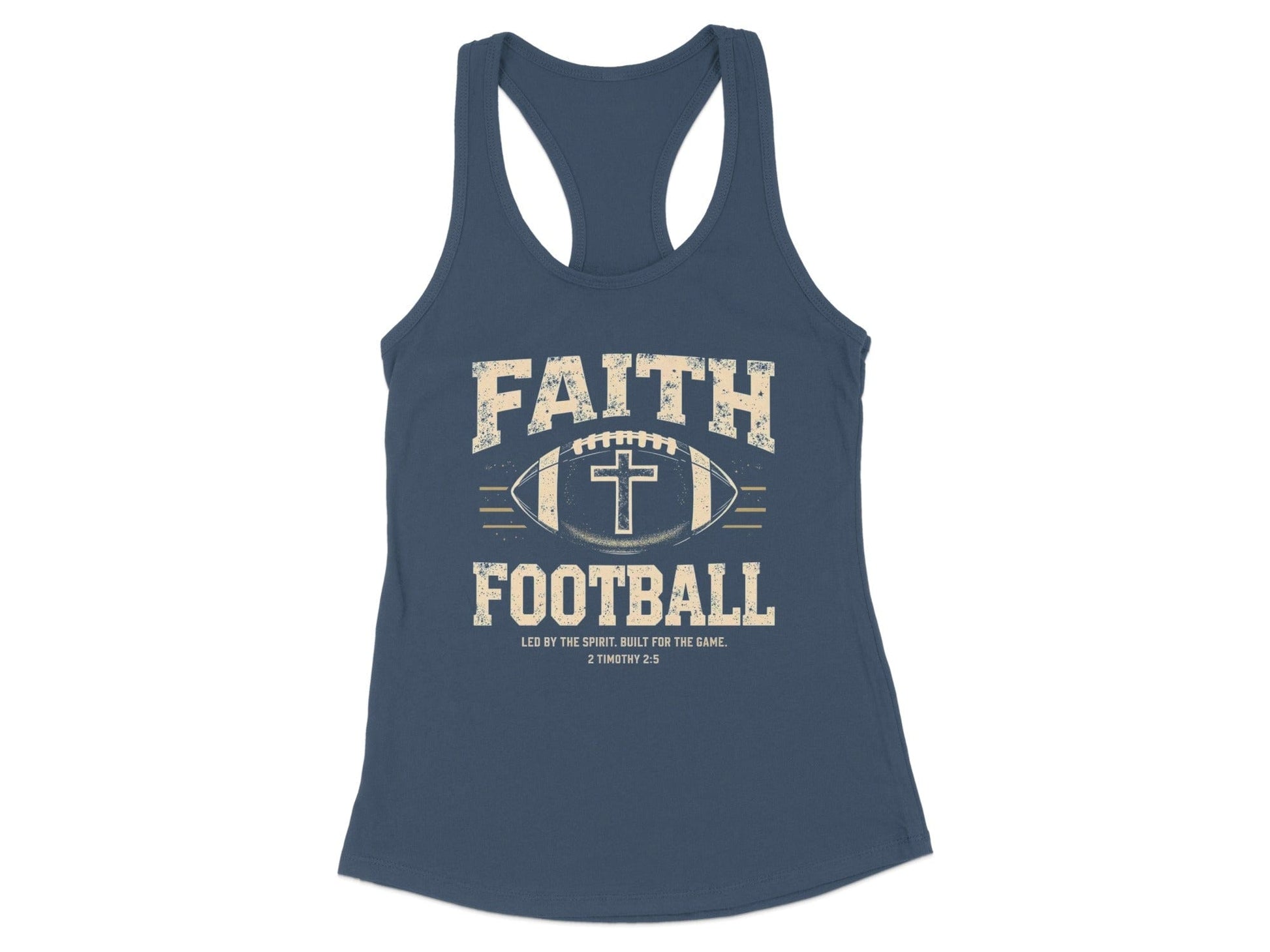 Faith Football Lead By The Spirit Racerback Tank product