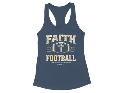 Faith Football Lead By The Spirit Racerback Tank product