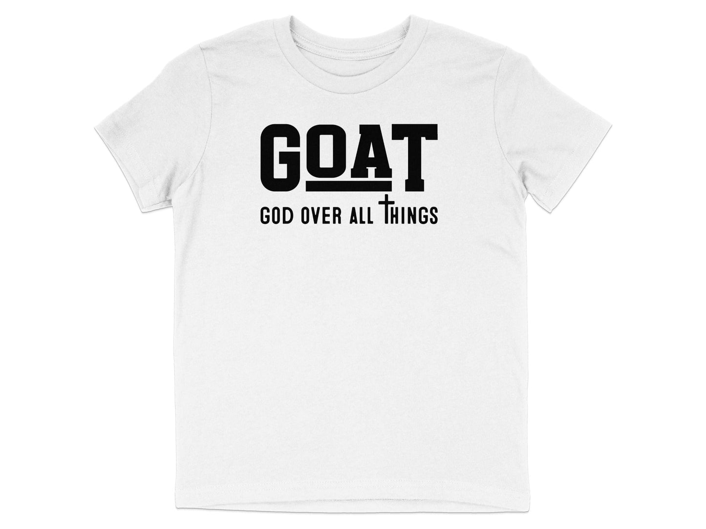 GOAT God Over All Things printed t-shirt product
