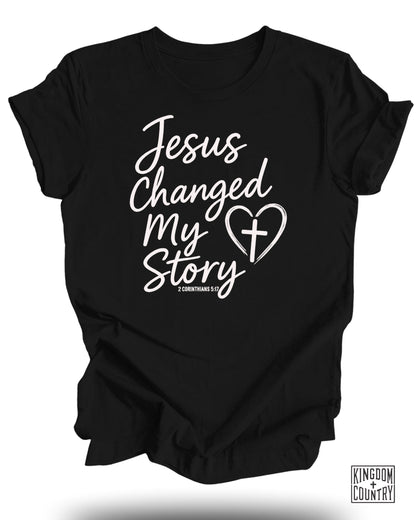 Jesus Changed My Story Graphic T-Shirt product