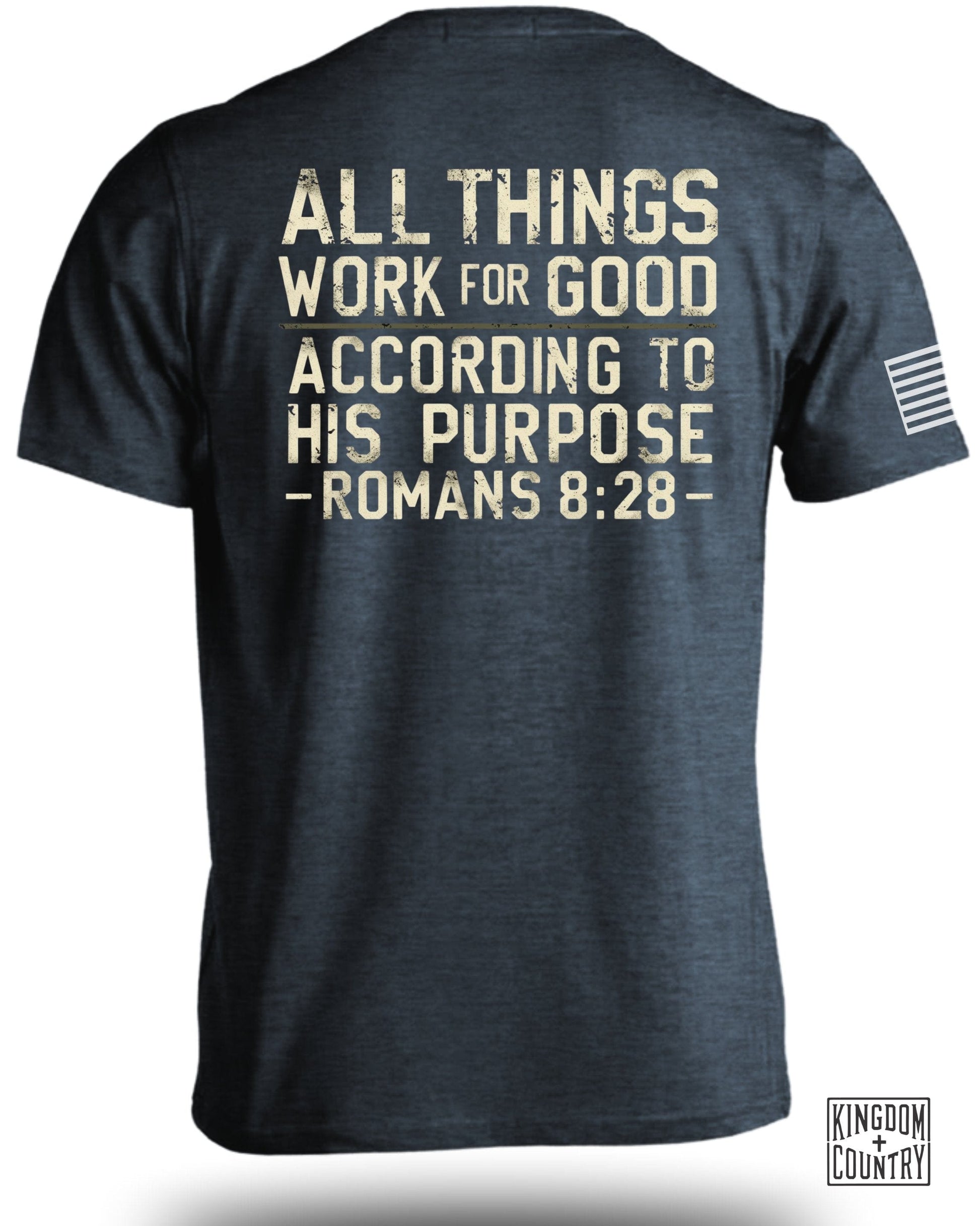Inspirational Romans 8:28 Verse T-Shirt product type