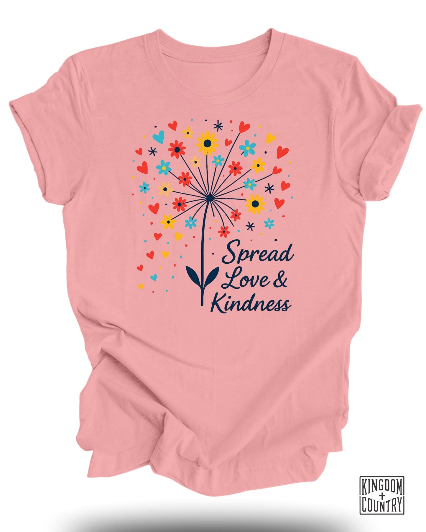 Spread Love and Kindness Floral T-Shirt product