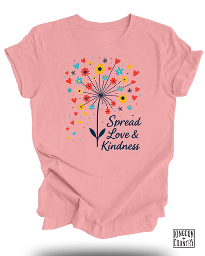Spread Love and Kindness Floral T-Shirt product