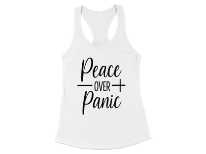 Peace Over Panic Inspirational Tank Top product type