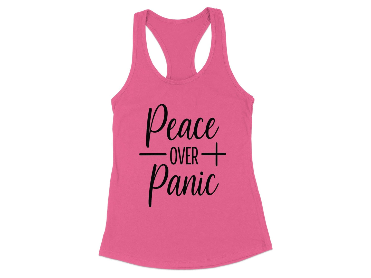 Peace Over Panic Quote Women's Tank Top product