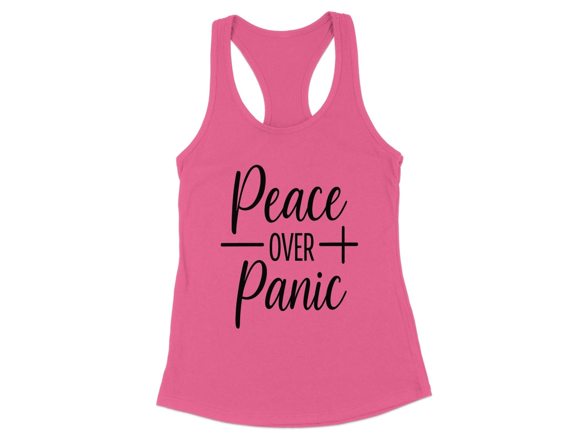 Peace Over Panic Quote Women's Tank Top product