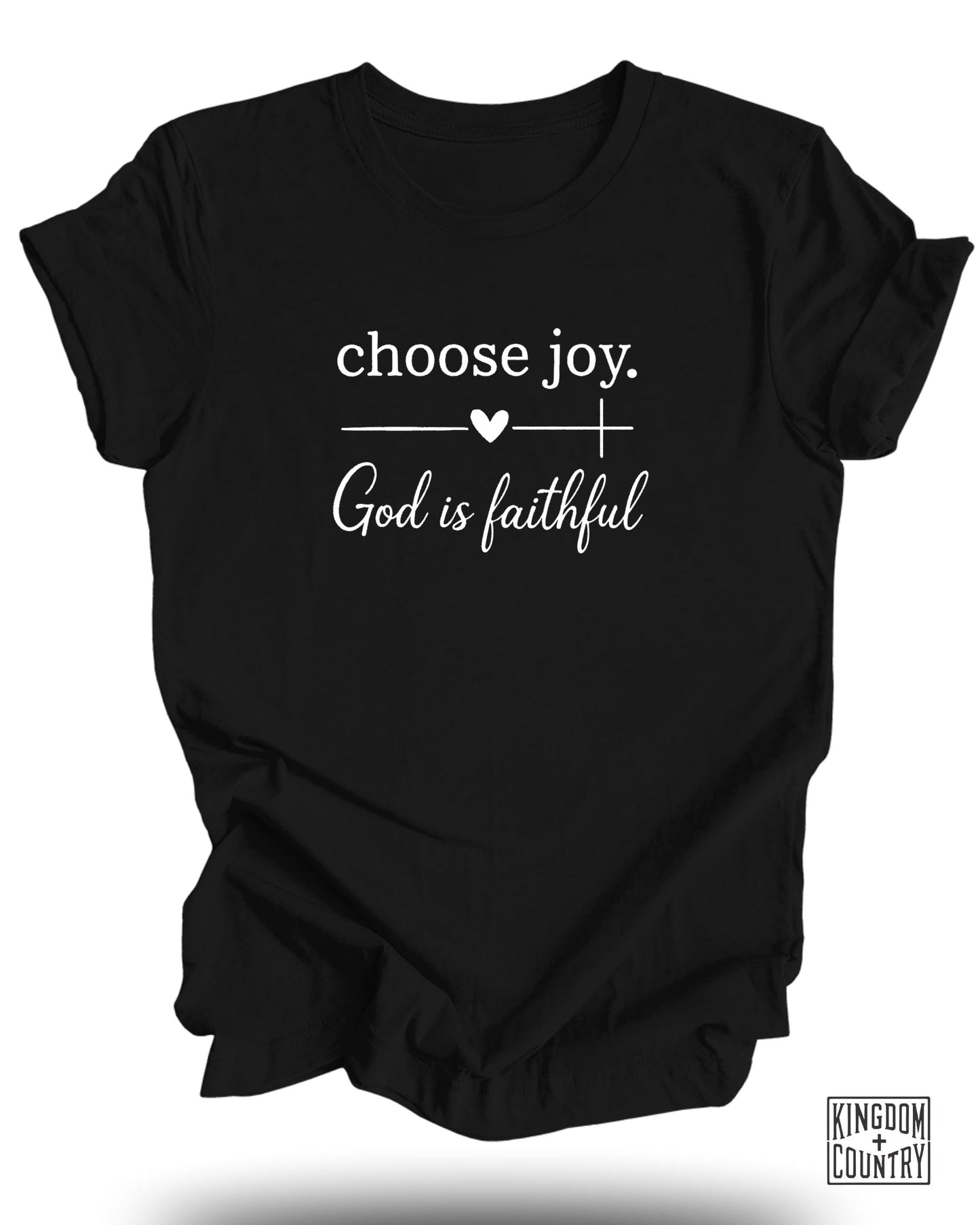Choose Joy God Is Faithful Graphic Tee product type