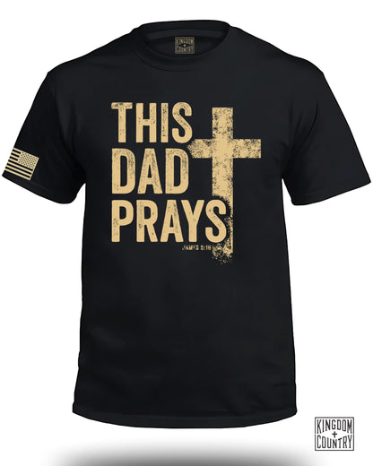 This Dad Prays T-shirt Christian Apparel Clothing Product