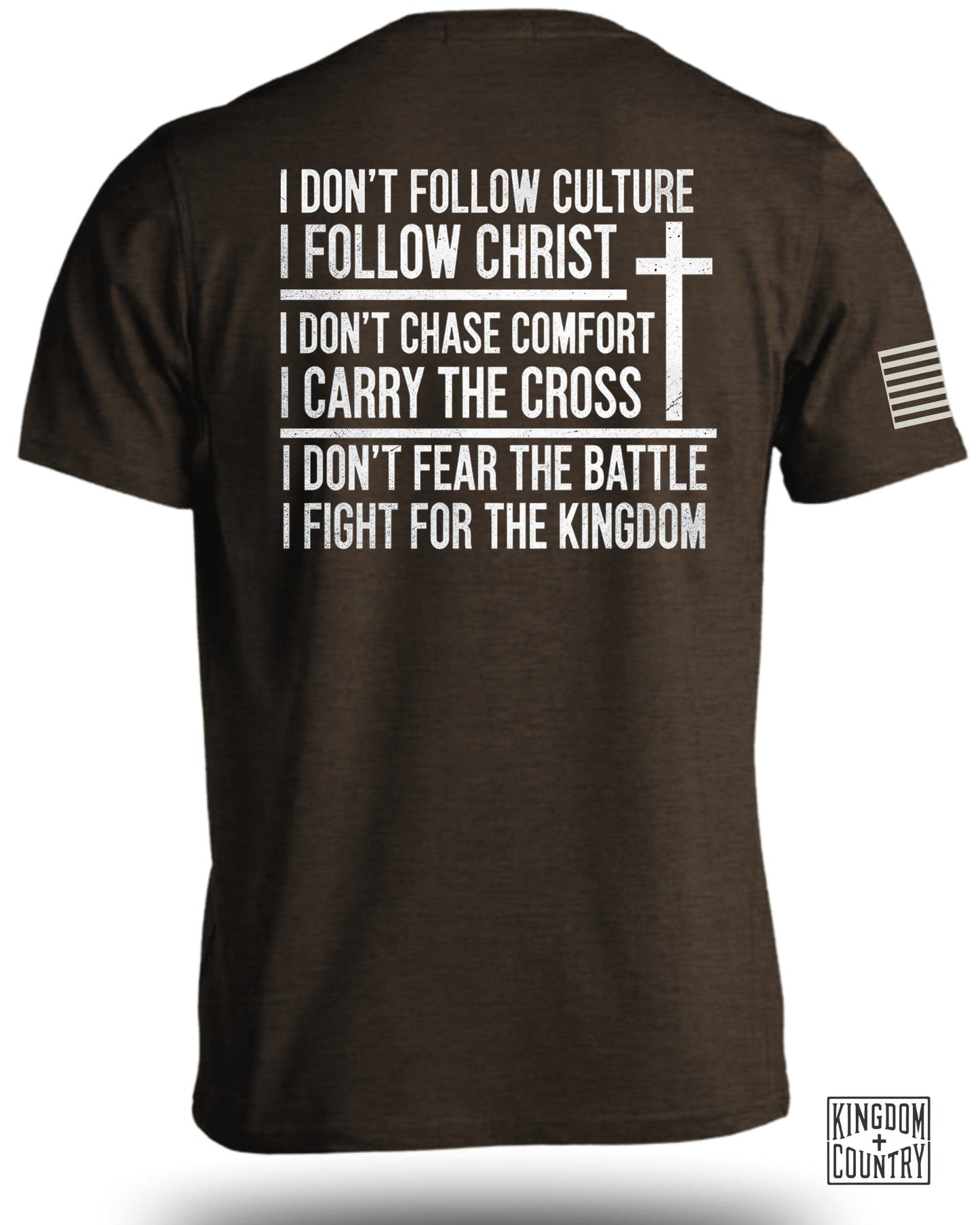 I Follow Christ Carry the Cross Fight for the Kingdom product type