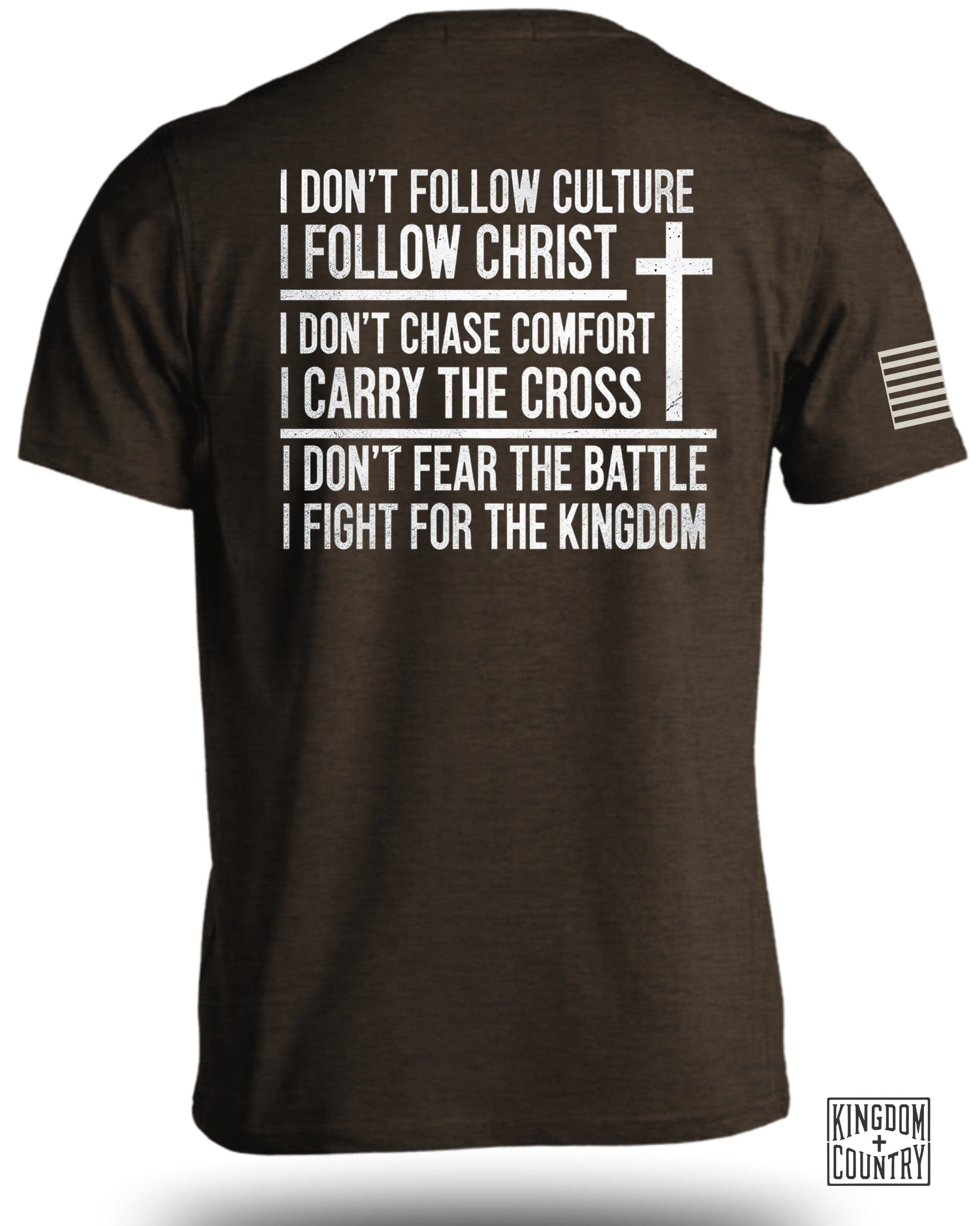 I Follow Christ Carry the Cross Fight for the Kingdom product type