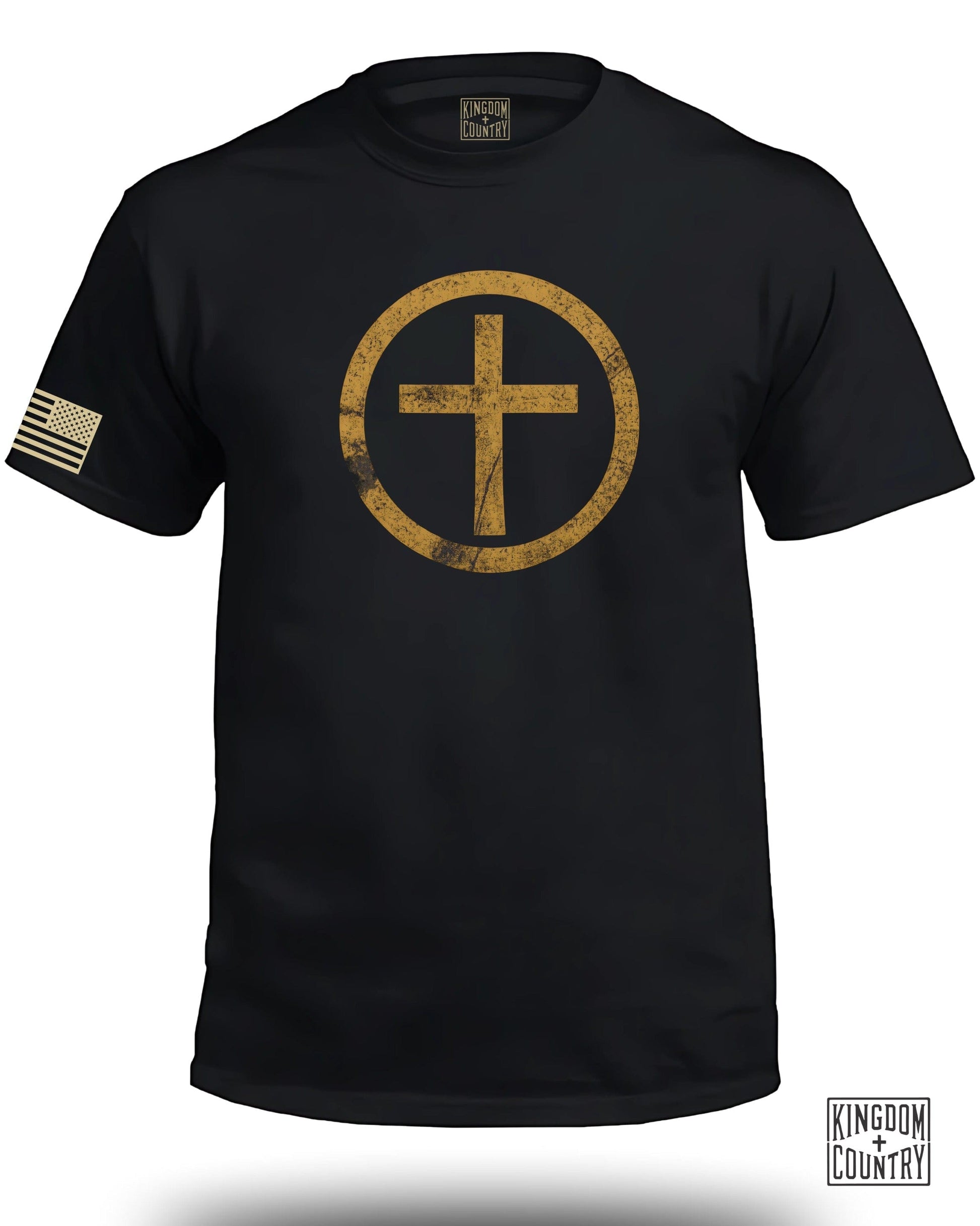 Distressed Cross Printed T-shirt for Casual Wear product type